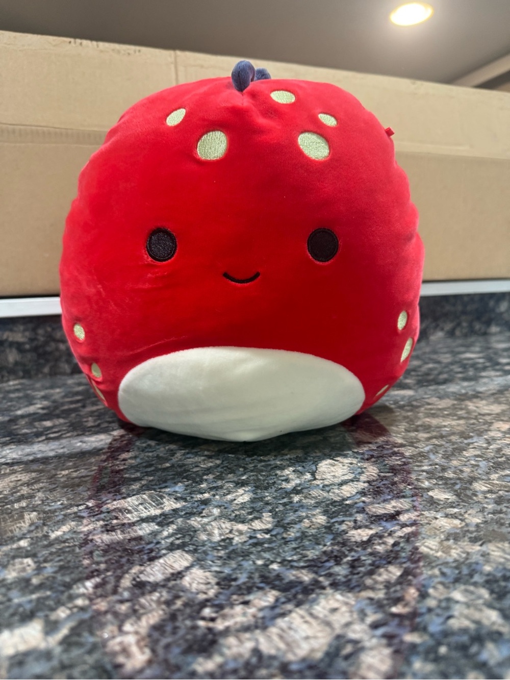 Squishmallows Red Strawberry Plush with White Belly